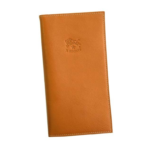 イルビゾンテ IL BISONTE 二つ折り長財布 C0974 145 CAMEL 本革 