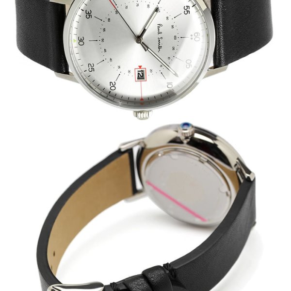 ポールスミス Paul Smith 腕時計 メンズ 革ベルト 41mm レザー
