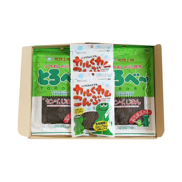お菓子　詰め合わせ　まとめ売り　お昆布 全国送料無料)お菓子 詰め合わせ 上田昆布 とろべー・カルくカムこんぶ