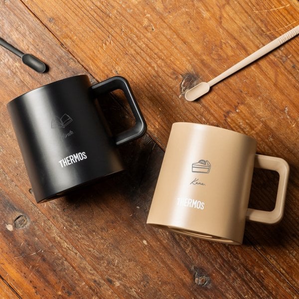 名入れ サーモス THERMOS ペア マグカップ 真空断熱 JDZ-350 350ml