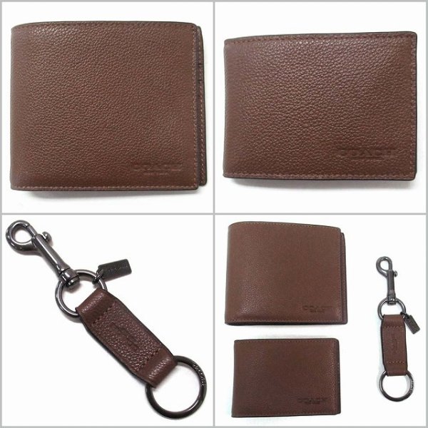コーチ 財布 COACH アウトレット メンズレザー 二つ折り財布 カード 