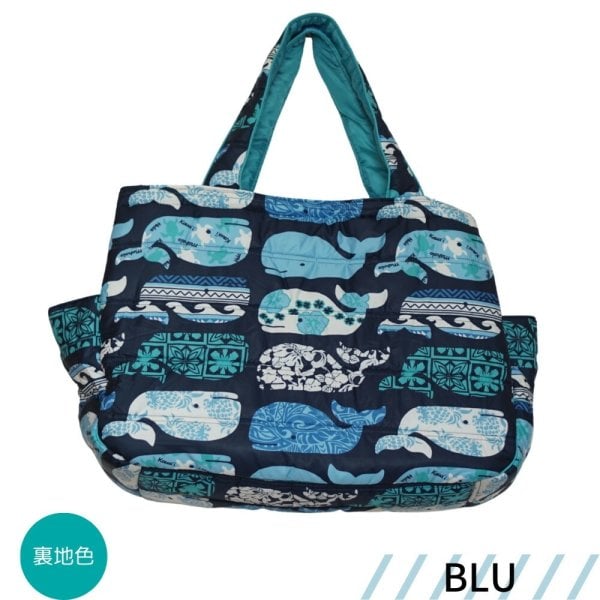 Hulalani Hawaii 】 フララニ ハワイ 中綿 トートバッグ 大