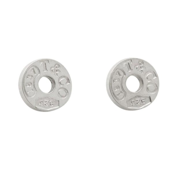 Tiffanyサークルピアス シルバー925 ティファニー tiffany&co. 1837 サークル ピアス tiffany&co