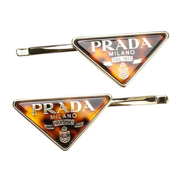 プラダ ヘアピン レディース ブランド PRADA 1IF169 ブラウン ヘア