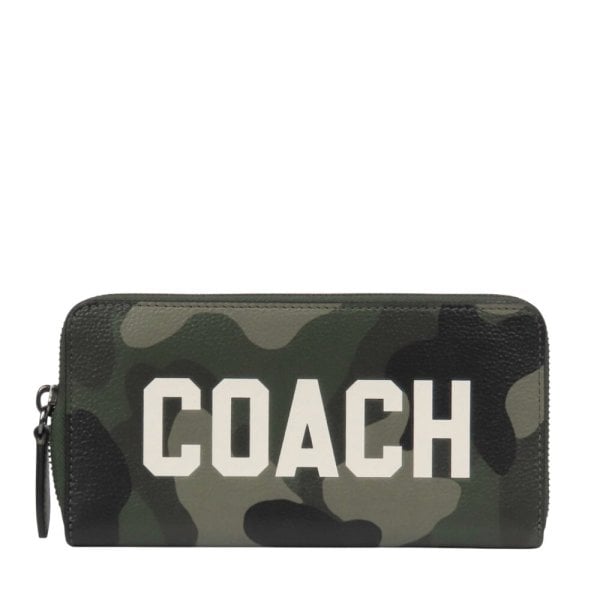 送料無料 コーチ COACH アウトレット 夏のボーナス メンズ 財布 ラウンドジップ長財布 CZ260 UEI(カモ) カモフラージュ (プレゼント 迷彩 ラウンドファスナー レザー)