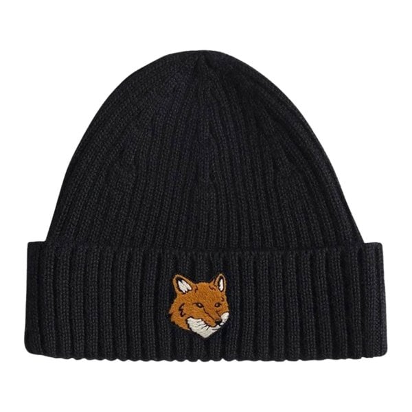 メゾンキツネ MAISON KITSUNE ニット帽 フォックスヘッド ビーニー 