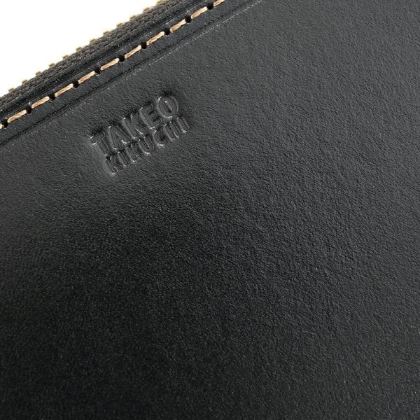 タケオキクチ 財布 長財布 ラウンドファスナー 黒(ブラック