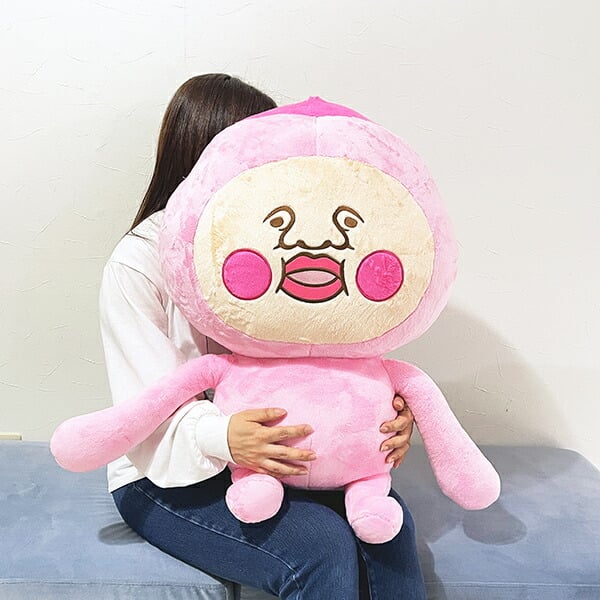 こびとづかん　レア　特大ぬいぐるみ　カクレモモジリ　ぬいぐるみ こびとづかん カクレモモジリ 特大 ぬいぐるみ 送料込み