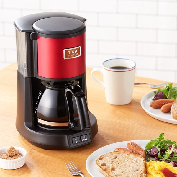 ティファール T-fal コーヒーメーカー メゾン ワインレッド/スノー 