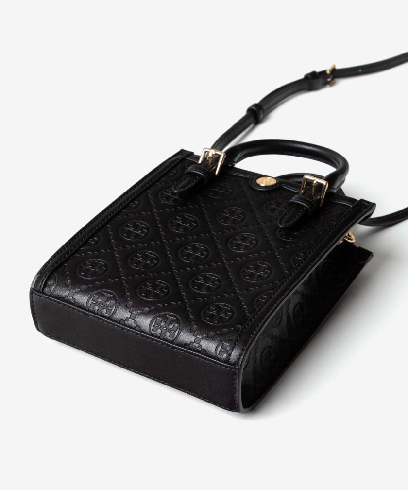トリーバーチ TORY BURCH T Monogram Tモノグラム Leather Mini N/S