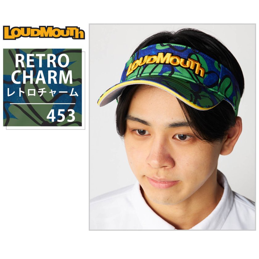 【新品】 LoudmouthポロシャツL・サンバイザーセット2026SS ラウドマウス サンバイザー メンズ レディース 春夏 スポーツブランド