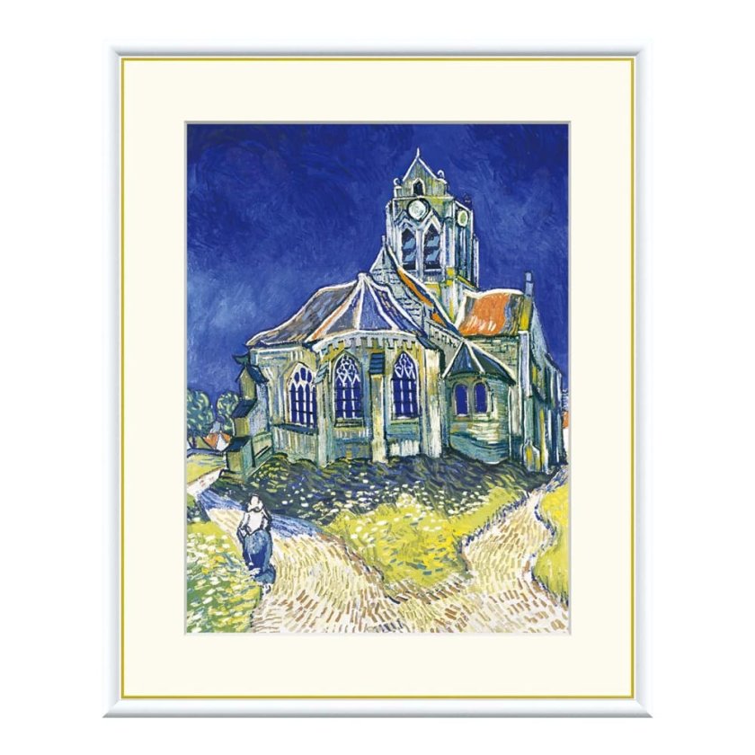 額装品/オーヴェールの家々/フィンセント ファン ゴッホ/ポスター/インテリア Vincent Van Gogh（フィンセント・ファン・ゴッホ） オーヴェールの