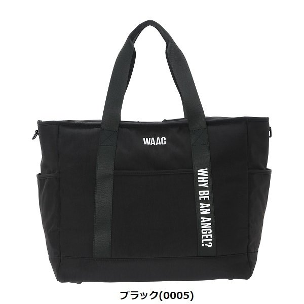 ワック ゴルフ トートバッグ UNISEX ESSENTIALビッグトート ブラック