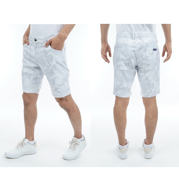 美品 トミーヒルフィガーゴルフ ストレッチショートパンツ 総柄 メンズLL トミーヒルフィガー ゴルフ メンズ カモ柄 ショートパンツ TOMMY
