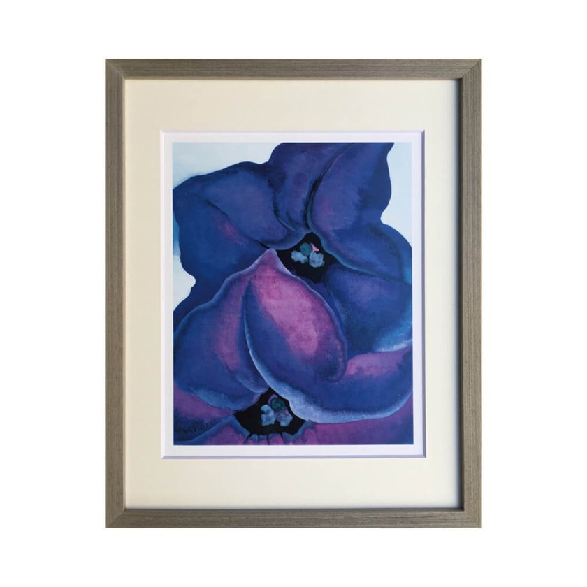 額装済/Black and Purple/ジョージア オキーフ/ポスター/アート 額装済/Black and Purple/ジョージア オキーフ/ポスター/アート 額装済