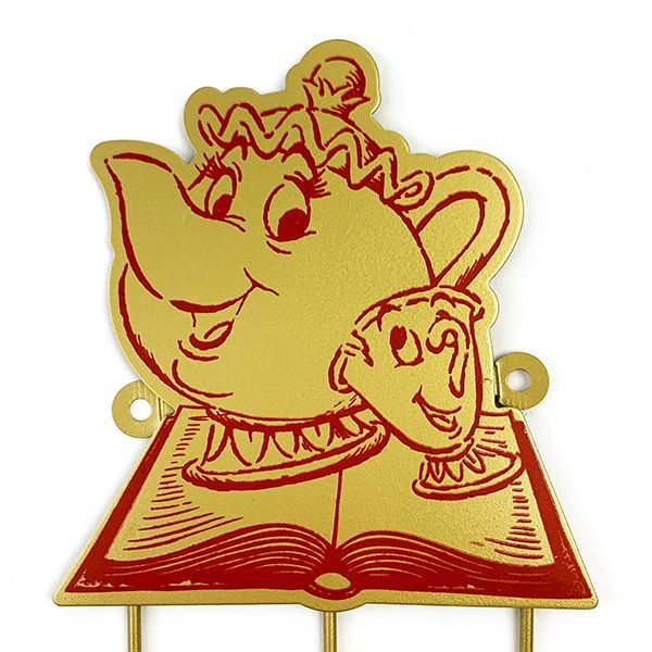 ディズニー 美女と野獣 フック ポット夫人とチップ 鍵かけ 鍵置き場