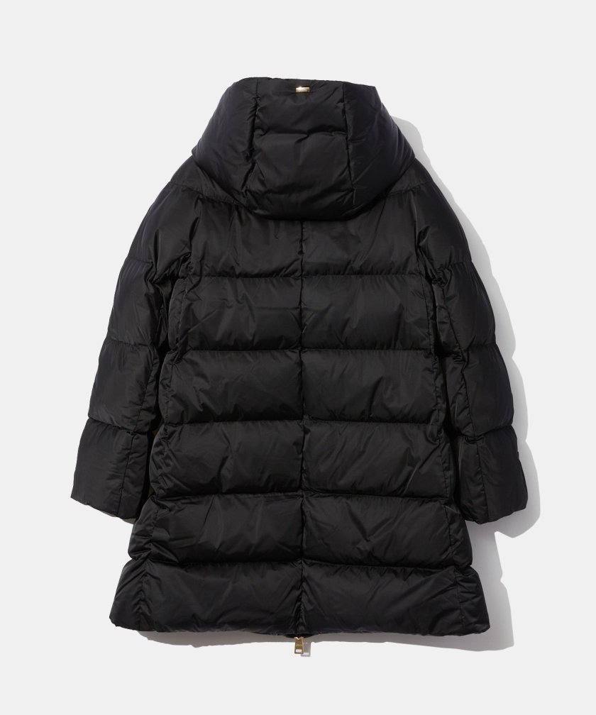 ヘルノ HERNO A-Shape エーシェイプ JACKET IN SATIN サテンAライン 