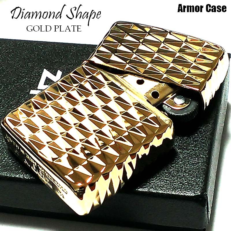 ZIPPO アーマー ダイヤモンドシェイプ ジッポ ライター かっこいい