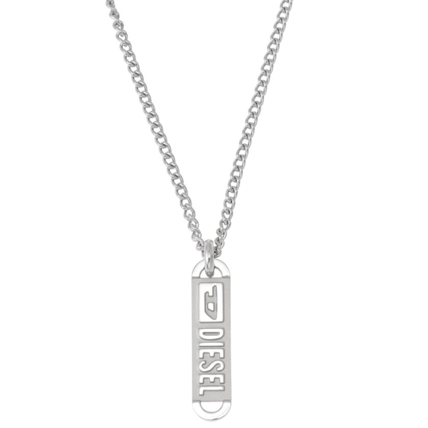 ディーゼル DIESEL ロゴID プレート ネックレス DX1228040 ande00177m