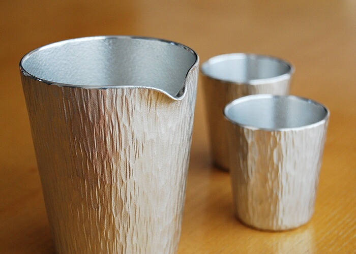 大阪錫器 片口セット 千早 錫製品 錫製 大阪 錫器 ぐい呑み ぐい飲み