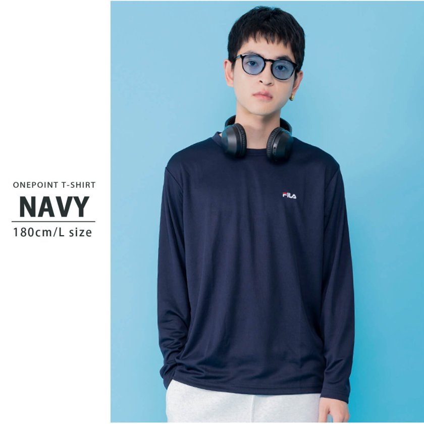 FILA フィラ Tシャツ 長袖 メンズ レディース ロンT ドライ 吸汗速乾