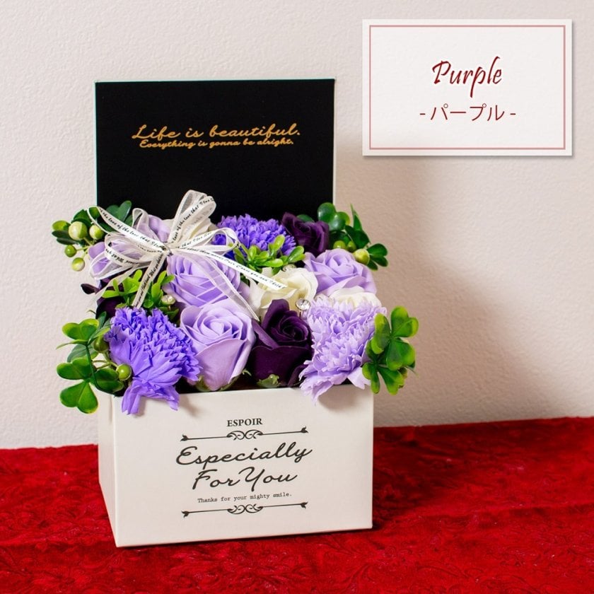 ソープフラワー エレガントボックス M シャボンフラワー 薔薇 バラ