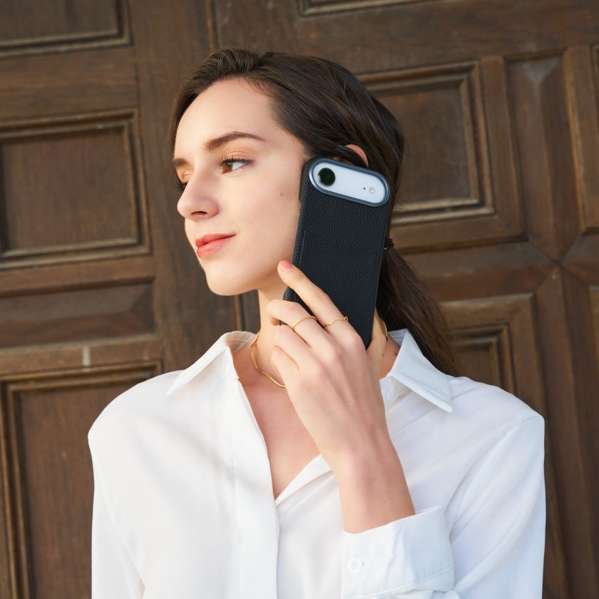 PORTE BONHEUR｜Back Cover Card Case｜本革 iPhoneケース カード収納