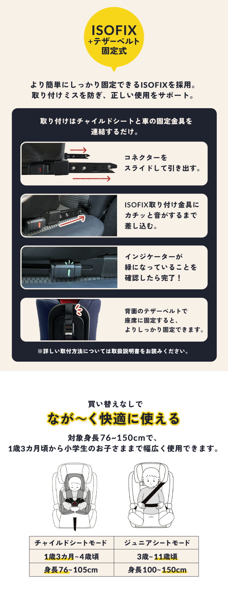 チャイルドシート ベビー ジュニアシート チャイルド＆ジュニアシート 