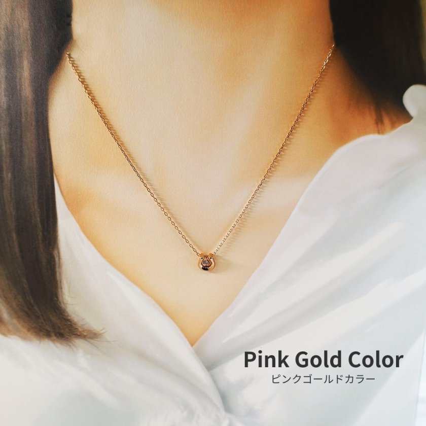 ネックレス レディース ステンレス 316l ホースシュー 馬蹄ネックレス 