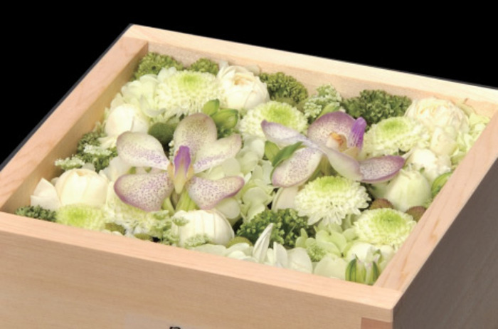 枡花・一升（生花）フラワーアレンジメント - 【CHIKIRIYA GARDEN