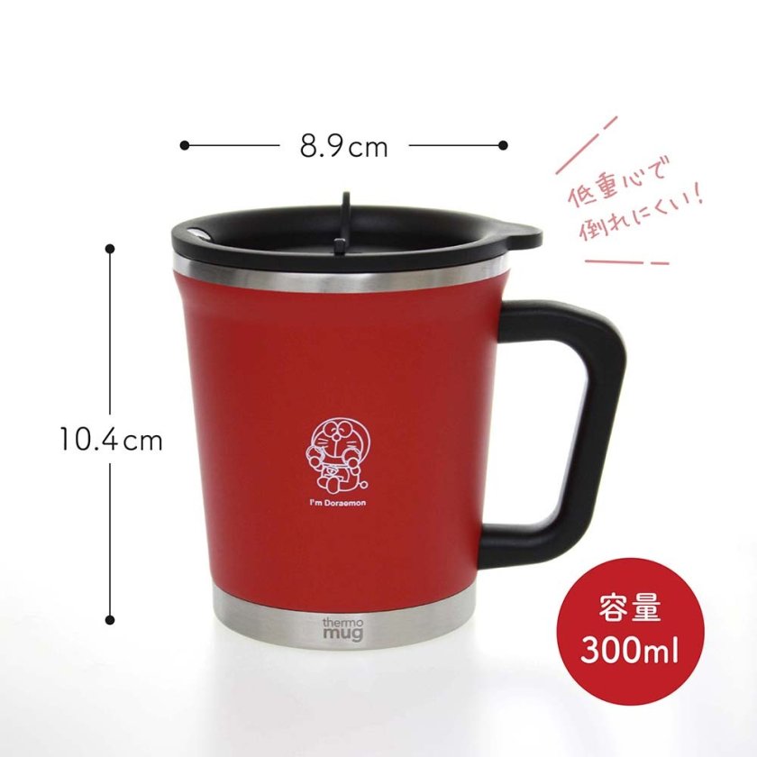 thermo mug サーモマグ アイムドラえもん ダブルマグ ドラヤキ レッド