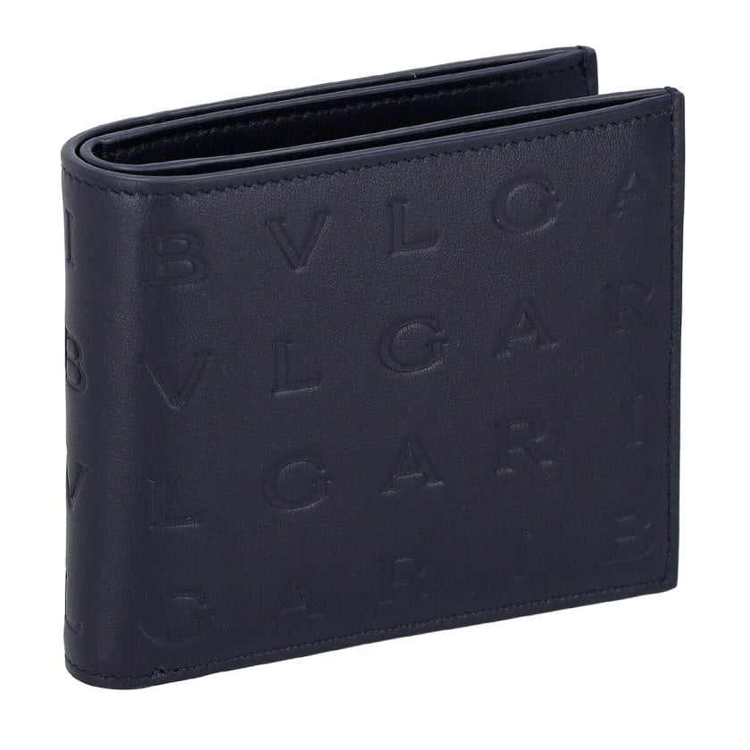 ✨新品未使用✨　BVLGARI 二つ折り　コンパクト　インフィニトゥーム ブルガリ BVLGARI 財布 二つ折り財布 折りたたみ財布 小銭入れ付き