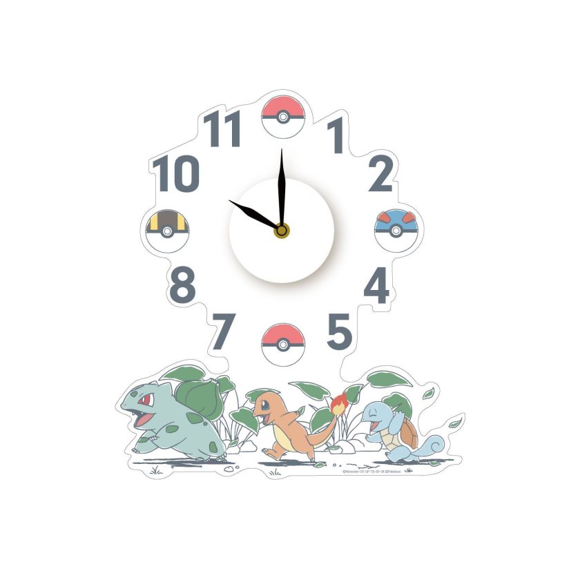 ポケモン ウォールクロックステッカー Pokémon - 【スマートギフト