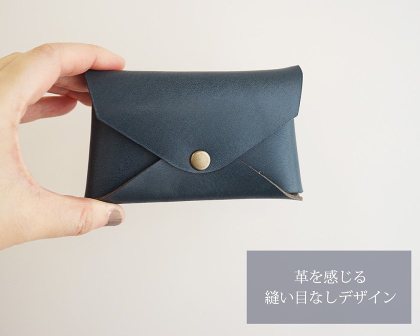 ファッション小物 Railen kunziteレザーカードケースオーダーメイド