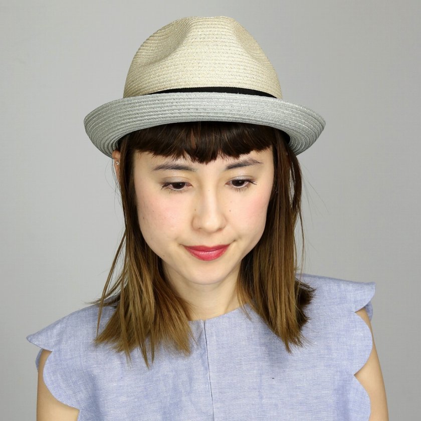 メンズ ハット 麦わら帽子 レディース 春夏 ストローハット バイカラー