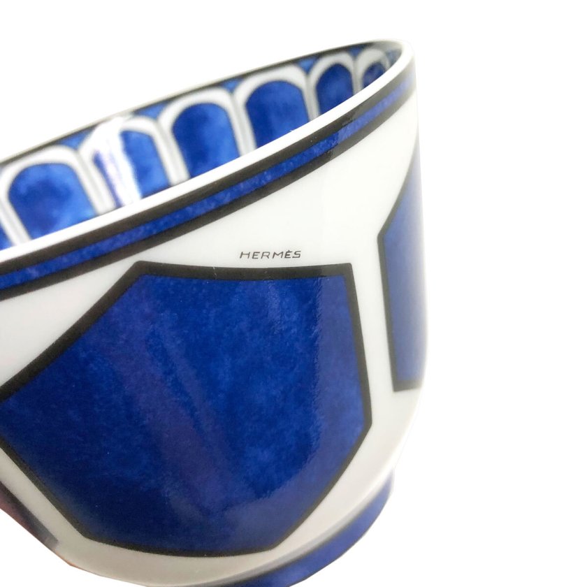 エルメス 食器 椀 HERMES 30183 BLEUS DAILLEURS ブルーダイユール