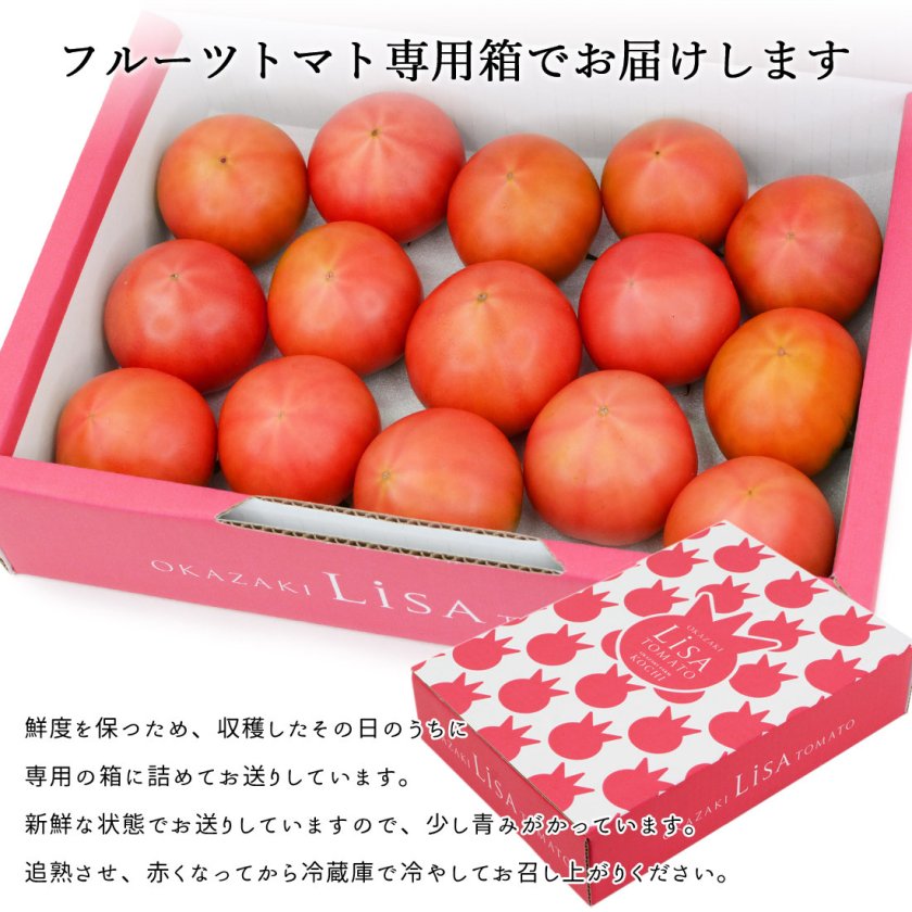 諸木直送】 トマト Lisa フルーツトマト 4箱 100日トマト 春野町 高