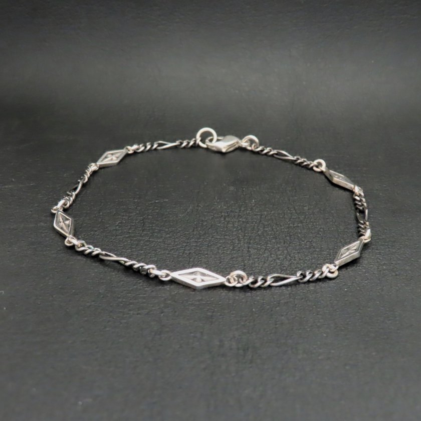クロスブレスレット シルバー925 十字架 クロス ブレスレット シルバー