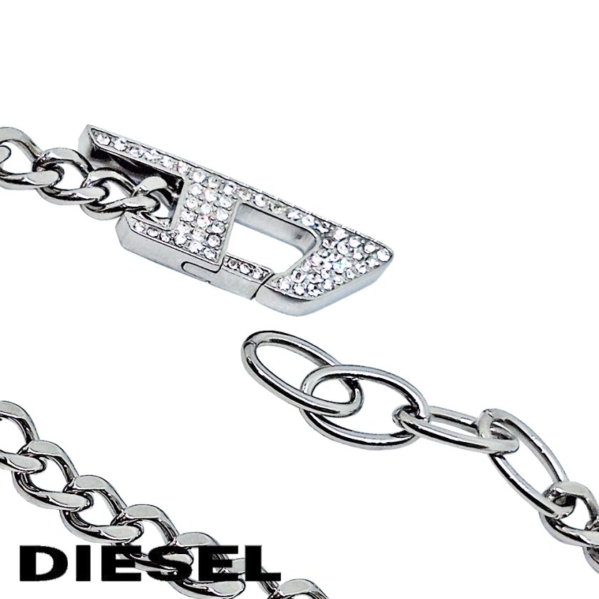 DIESEL ディーゼル ブレスレット DX1627040 ユニセックス シルバー
