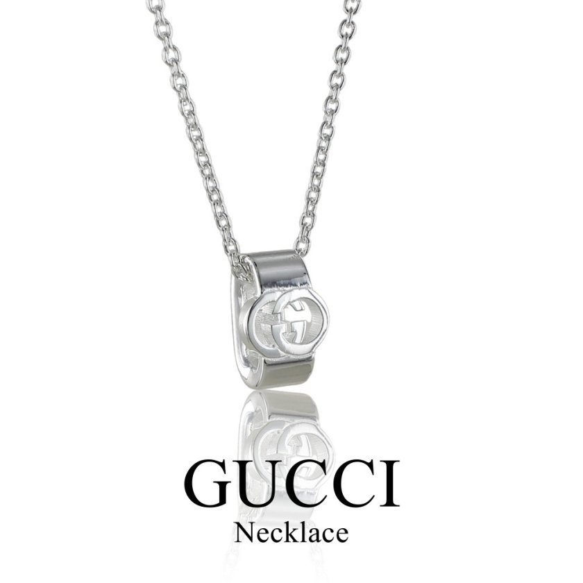 GUCCI グッチ ネックレス メンズ レディース GGロゴ ペンダント