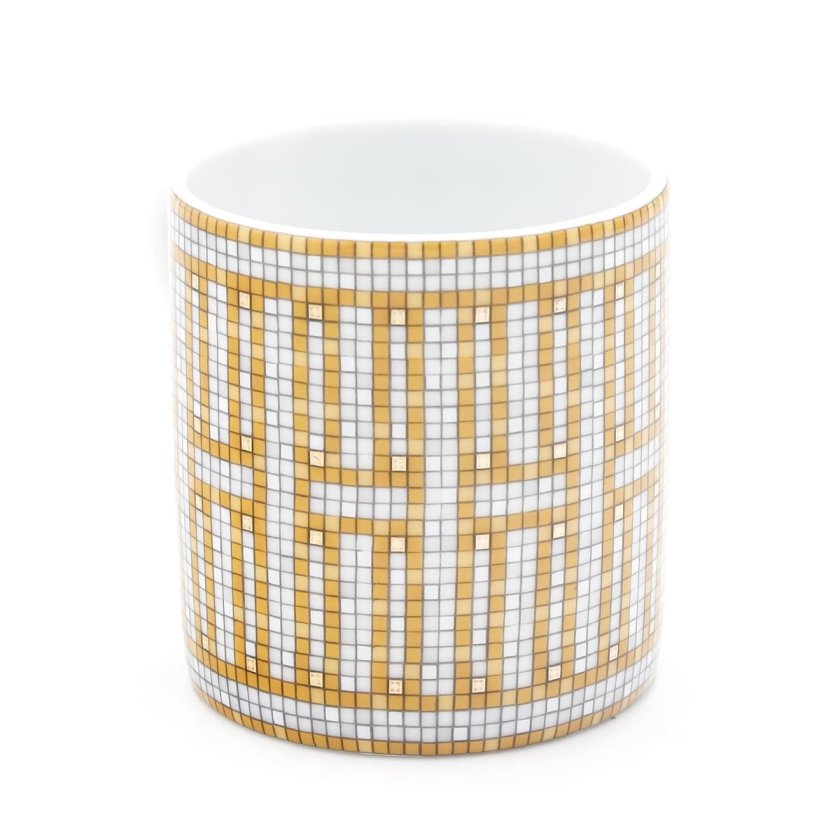 エルメス カップ＆ソーサー 2客セット HERMES コーヒーカップ モザイク