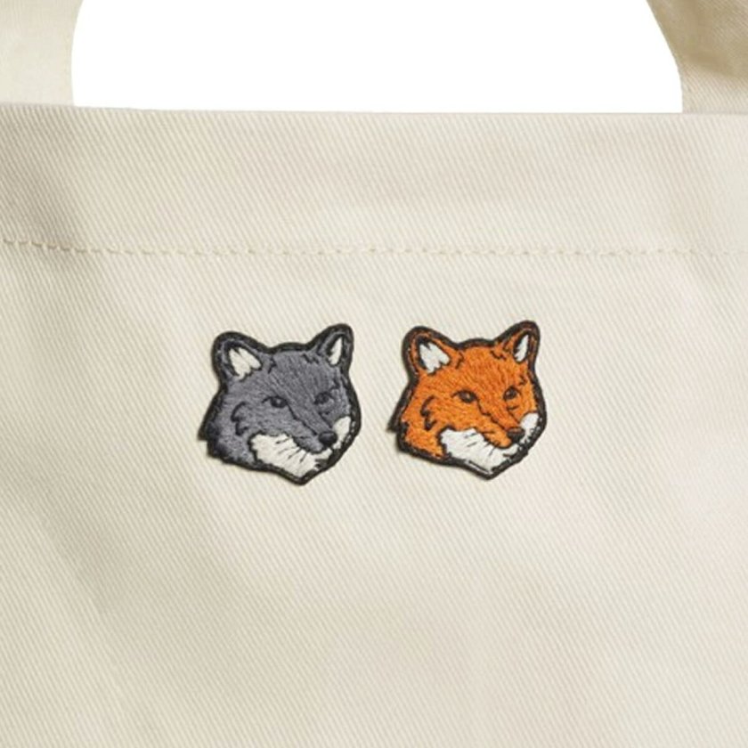 メゾンキツネ MAISON KITSUNE トートバッグ ダブル ボールド
