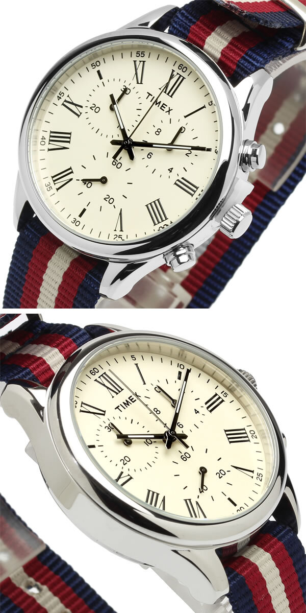 TIMEX タイメックス 腕時計 クロノグラフ メンズ ナイロン
