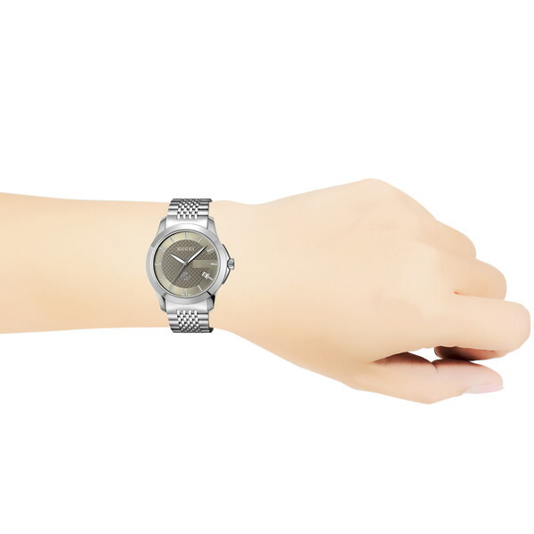 グッチ 腕時計 メンズ 時計 GUCCI Gタイムレス 40mm ブラウン スイス製