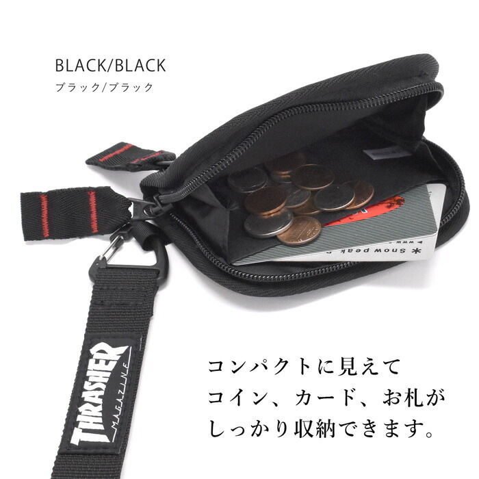 コインケース 小銭入れ 撥水 THRASHER スラッシャー ユニセックス MENS