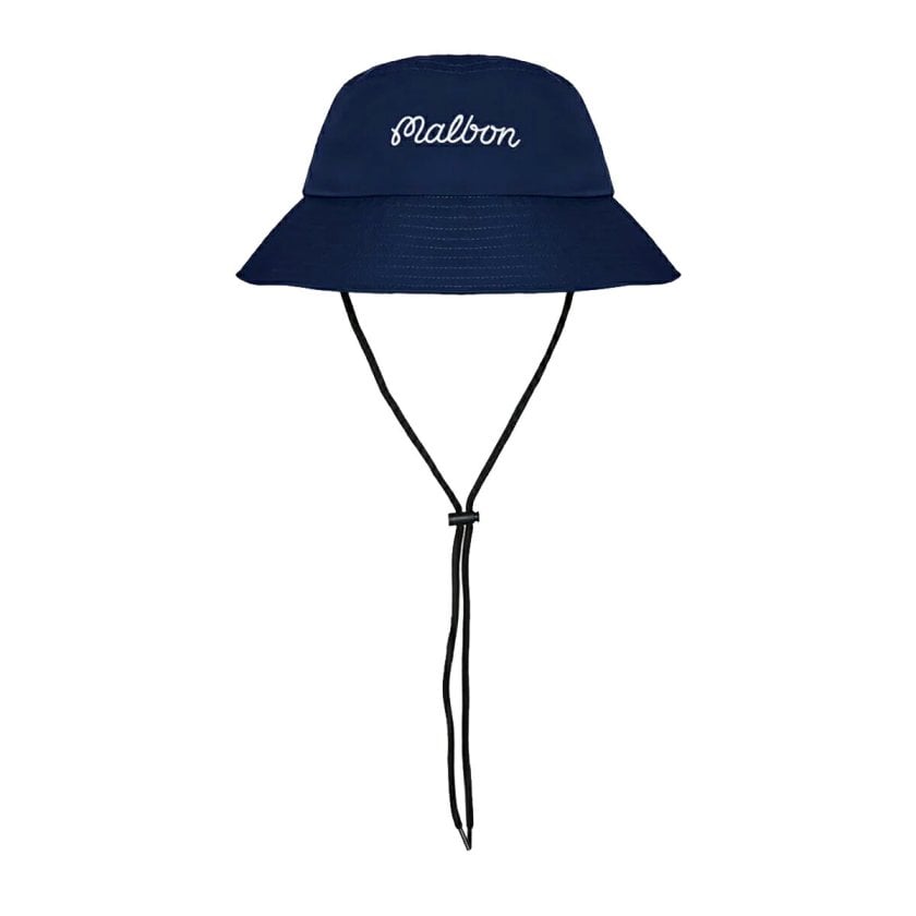 マルボンゴルフ MALBON GOLF バケットハット 紐付き ストラップ ハット
