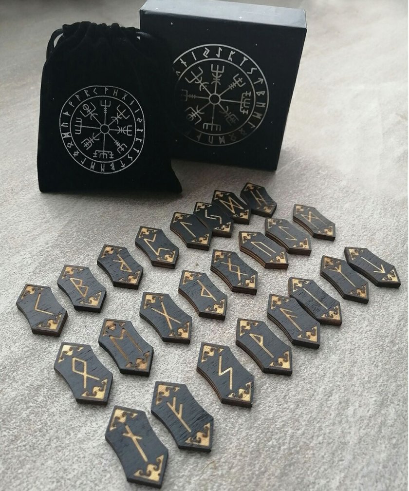 ルーン ルーン占い ルーン文字 木片 ルーン Rune 占い 北欧 神秘・秘密