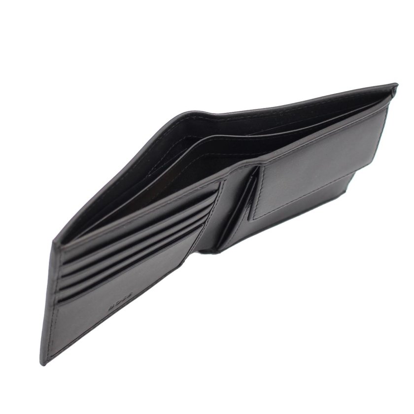 ヒューゴボス HUGO BOSS 二つ折り財布 50546152 ブラック BLACK レザー