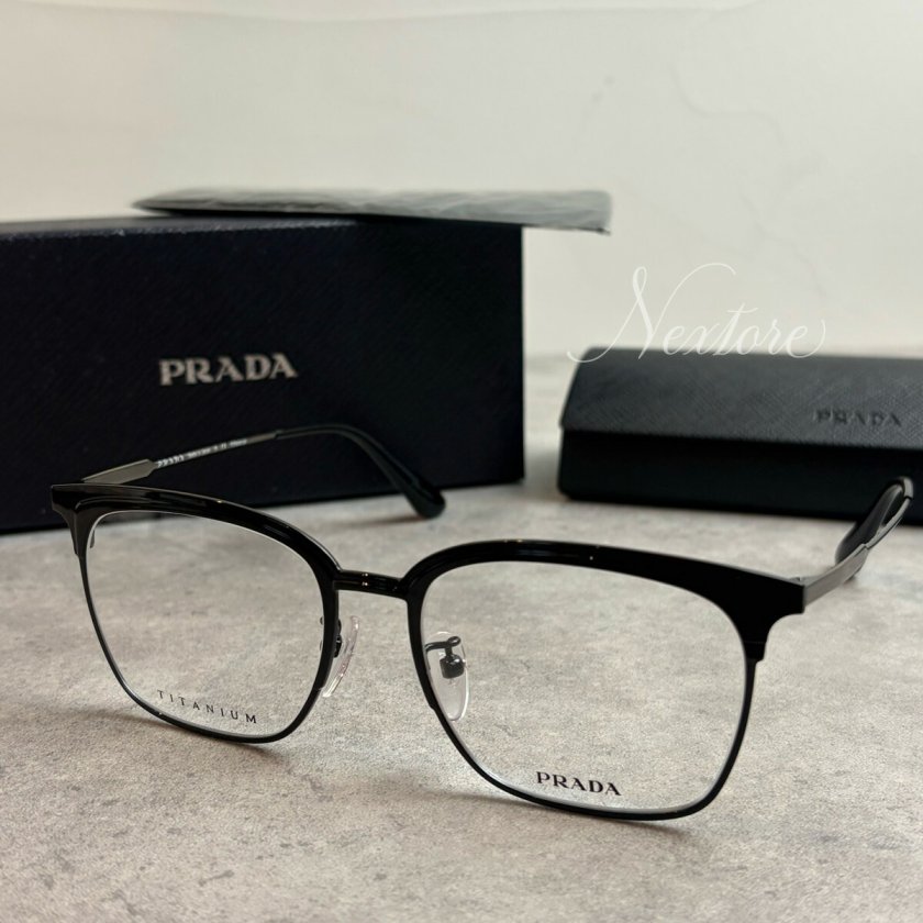 並行輸入品】PRADA プラダ PR61VVD 1AB1O1 53 日本製 ブラック