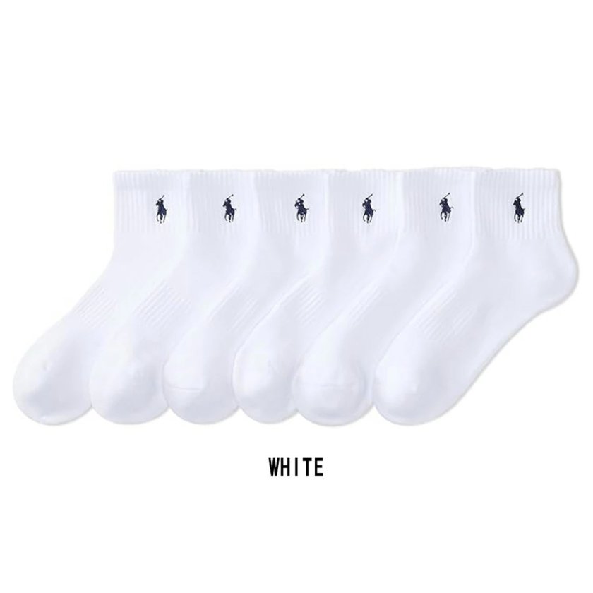 美品⭐︎ Ralph Laurenクッション ホワイト 2個セット ラルフローレン Ralph Lauren 靴下 ソックス ショート ハーフ